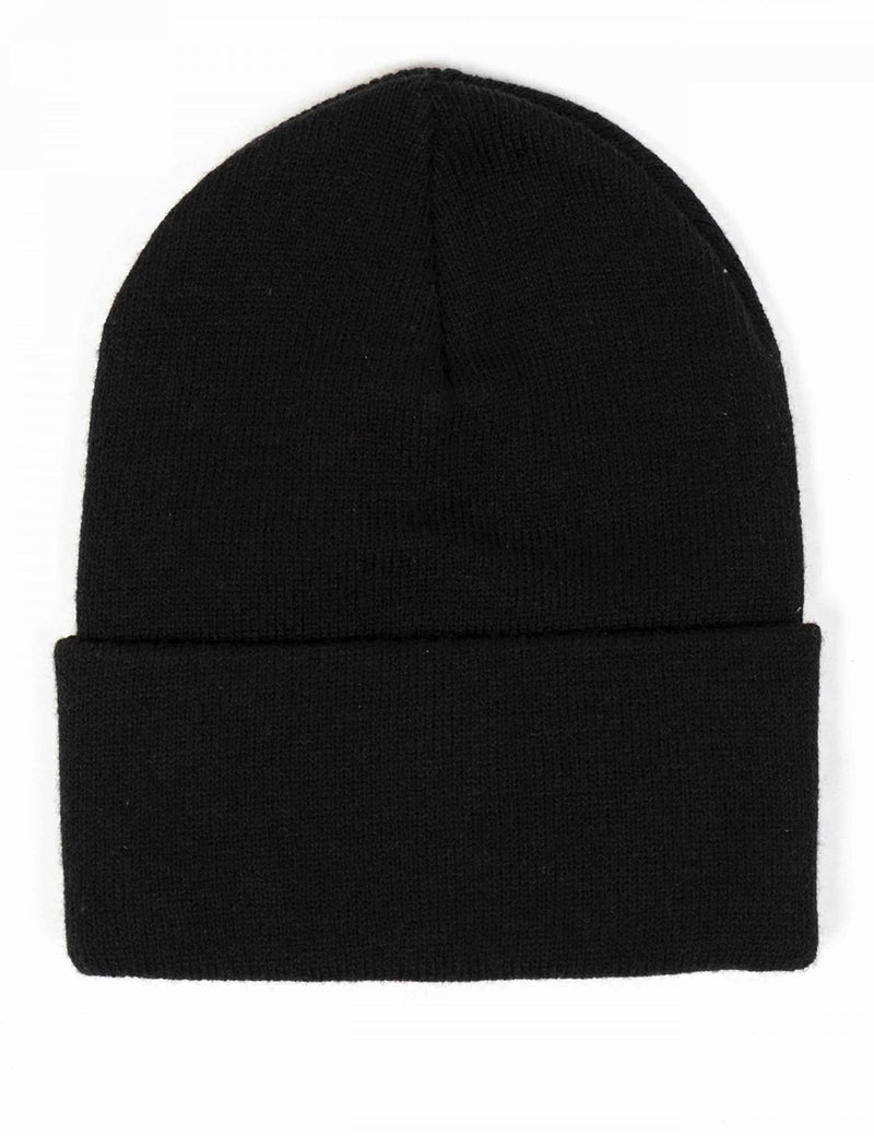 Ben Davis Acrylic Cuffed Beanie Skull Cap (Black) - Image 2